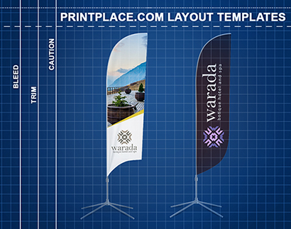 Feather Flags Templates | Free Download | PrintPlace.com